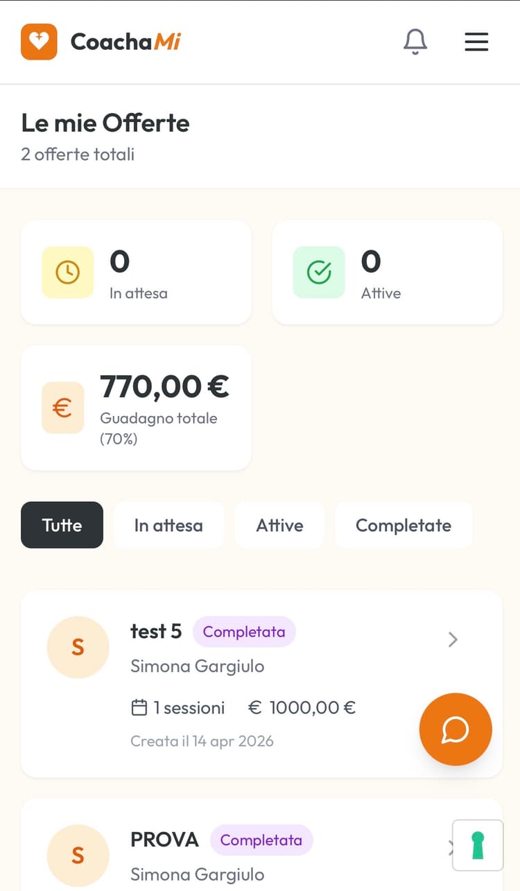 Le mie Offerte